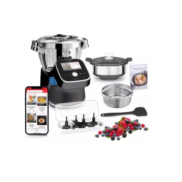 Chefree M500C - Procesador de alimentos - Pantalla táctil - 1800W - 7 L - 10 velocidades - Rojo - Imagen 3