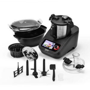 Robot de cocina multifunción con wifi Cuisio Spirit Black Edition Kitchencook