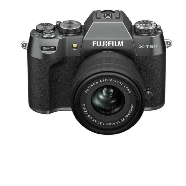 Kit de cámara sin espejo Fujifilm X-T50 antracita plata + XC15-45mm - Imagen 2