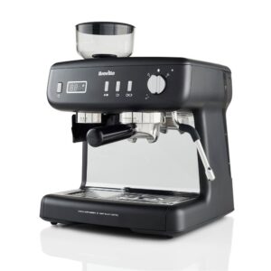 Cafetera espresso negra Breville VCF152X01 de 1555 W con molinillo