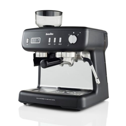 Cafetera espresso negra Breville VCF152X01 de 1555 W con molinillo