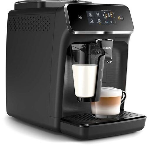 Philips Serie 2200 EP2230 – Cafetera automática con espumador de leche – 15 bares – Negro mate